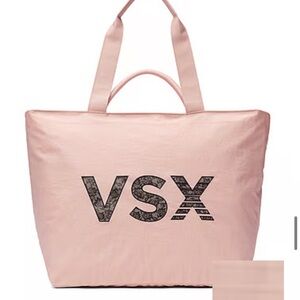 NWT VSX Blush Pink Logo Tote Bag